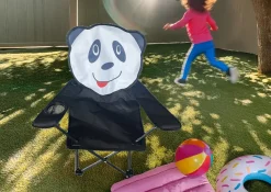 Barnecampingstol panda 35 x 35 x 62 cm - Sunlife®
