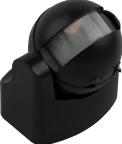 Bevegelsesensor 180° svart IP44