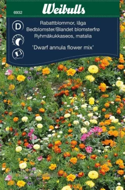 Blomsterfrø mix blandet