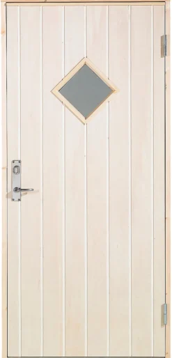 Boddør med vindu venstrehengt 94,8 x 205 cm