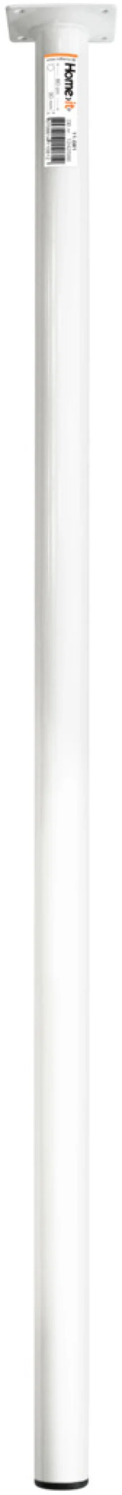 Bordben Ø30 mm x 80 cm hvit