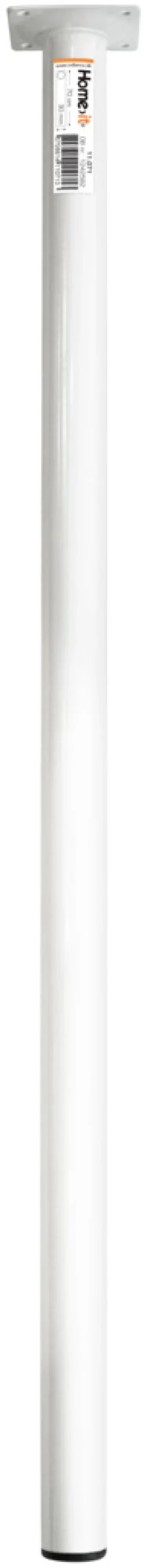 Bordben Ø30 mm x 70 cm hvit