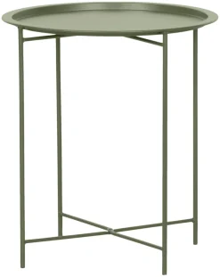 Brettbord Michigan stål olivengrønn Ø46,8 cm - Sunlife®