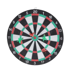 Dartspill med skive og piler