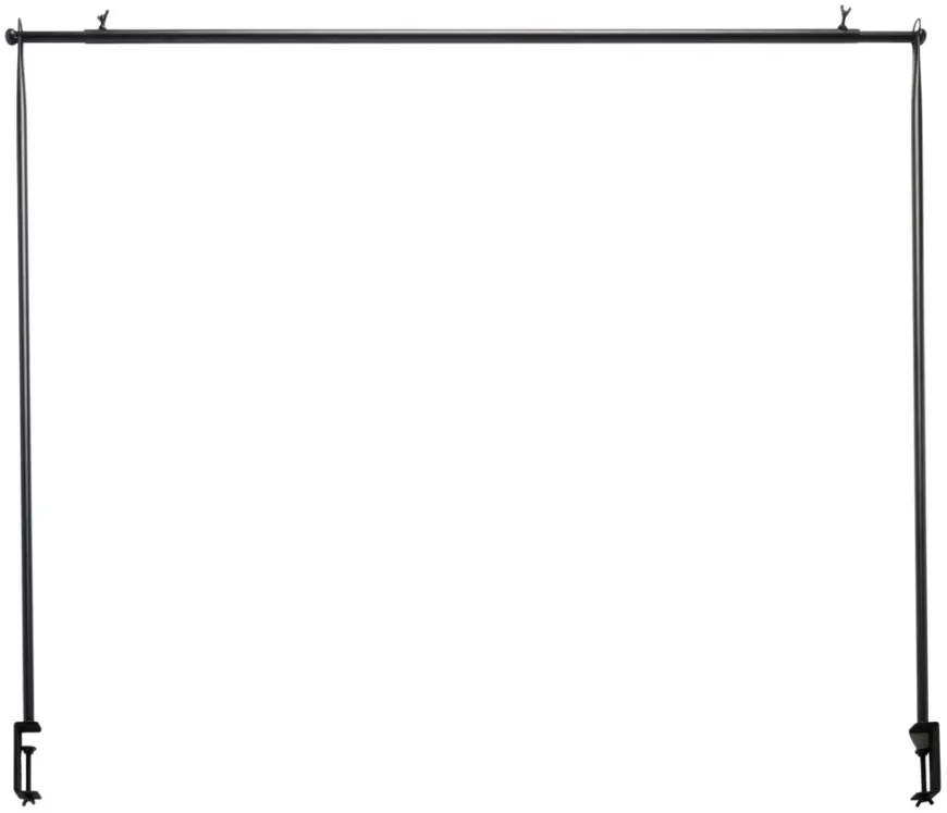 Dekorasjonsstativ Utah 130–250 x 110 cm svart – Sunlife®