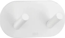 Dobbel krok selvklebende 96mm - hvit