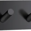 Dobbel krok selvklebende 90 mm - matt svart