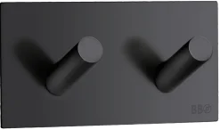 Dobbel krok selvklebende 90 mm - matt svart
