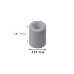 Dørstopper gummi Ø30 x H35 mm