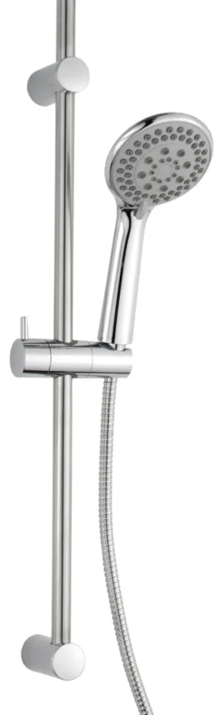 Dusjsett Ø100 mm krom - REN