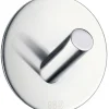 Enkel krok selvklebende Ø48 mm - krom