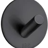 Enkel krok selvklebende Ø48mm - matt svart