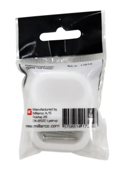 Garderobestangholder oval 2 stk.