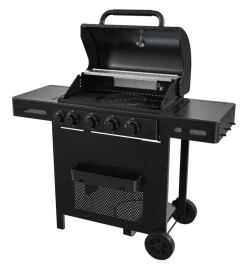 Gassgrill med 4 brennere og bakbrenner – Grillexpert