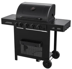 Gassgrill med 4 brennere og bakbrenner – Grillexpert
