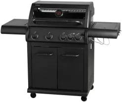 Gassgrill med 4 brennere og sidebrennere – Grillexpert