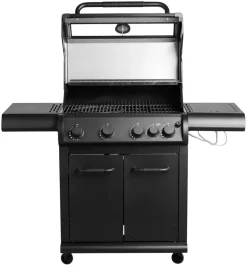 Gassgrill med 4 brennere og sidebrennere – Grillexpert