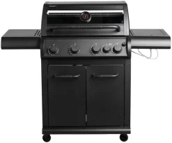 Gassgrill med 4 brennere og sidebrennere – Grillexpert