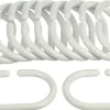 GEYSER® forhengsringer hvit 12 stk.