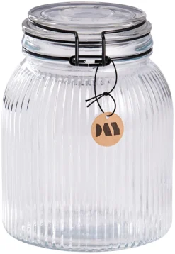 Glasskrukke riflet 1,4 liter - DAY