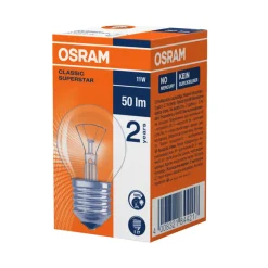 Glødepære 11W E27 Osram