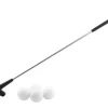 Golfkølle med 4 baller