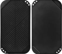 Grillplate helstøpt 49,5 x 27,3 cm - Grillekspert Premium