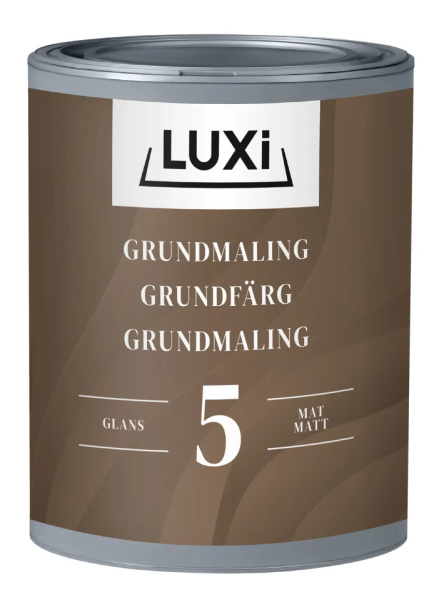 Grunnmaling hvit 0,75 liter - Luxi