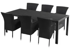 Hagebord Havanna 205 x 90 cm i alu/nonwood - Sunlife®