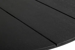 Hagebord Madrid svart Ø110 cm - Sunlife®