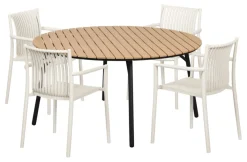 Hagebord Nebraska stål/nonwood Ø150 cm - Sunlife®
