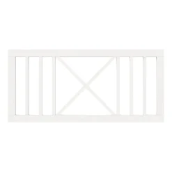 Hagegjerde Rold hvit 150 x 70 cm