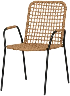 Hagestol Madison svart/natur – Sunlife®