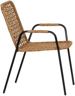 Hagestol Madison svart/natur – Sunlife®