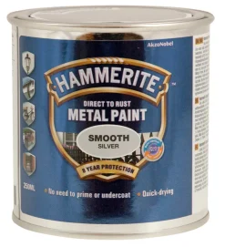 Hammerite metallmaling sølv glatt effekt 250 ml