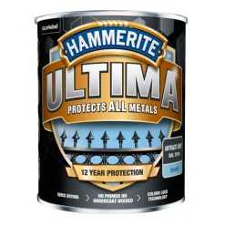 Hammerite Ultima grå metallmaling 750 ml