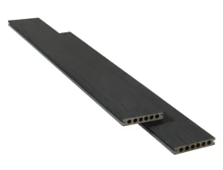 Heimdal terrassebord kompositt svart/grå 22x130x4000 mm