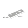 Hektebeslag 80 x 20 mm - 4 stk.