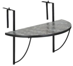 Hengende balkongbord Rom mosaikk 70 x 36 cm - Sunlife®