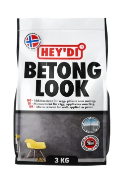 Hey'di Microsement Betonglook 3 kg betong