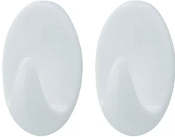 Håndklekrok oval plast medium 2 stk. - Target