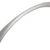 Håndtak flat bue stål 128 mm - 2 stk.