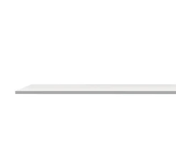 Hobbyplate hvit 18 x 300 x 2400 mm