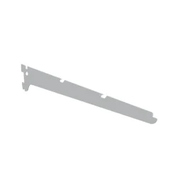 Hylleknekt single 420 mm hvit - Integri