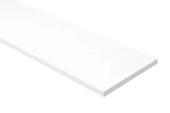 Hylle melamin hvit 22 mm x 30 x 120 cm