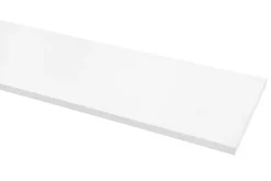 Hylle melamin hvit 16 x 300 x 1200 mm