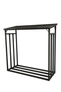 Ignite Nordic vedstabler m/blikktak 185 x 70 x 185 cm