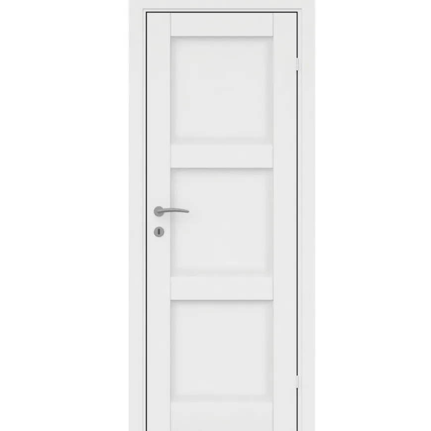 Innerdør Fashion 3 massiv hvit 82,5 x 204 cm