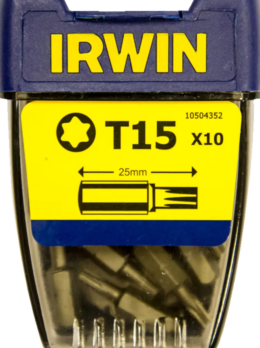 Irwin bits torx T15 - 10 stk.