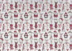 Julegavepapir 70 cm x 20 meter assortert